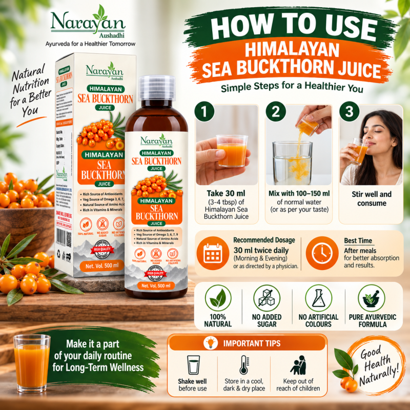 Himalayan Sea Buckthorn Juice – 500 ml | Rich in Antioxidants, Vitamins, Minerals and Plant-Based Omega 3, 6, 7 & 9