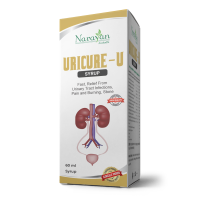URICURE-U Syrup: Ayurvedic Fast Relief for UTI, Kidney Stones, Bladder Pain & Urinary Tract Health