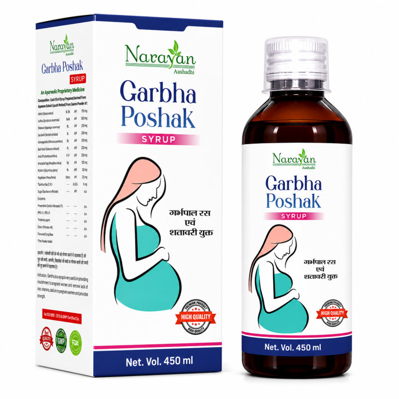 Garbha Poshak Syrup Provides Nutritional Support for Maternal Health and