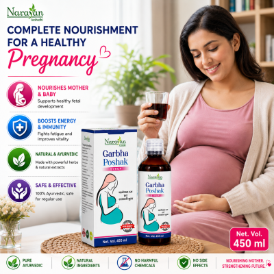Garbha Poshak Syrup Provides Nutritional Support for Maternal Health and