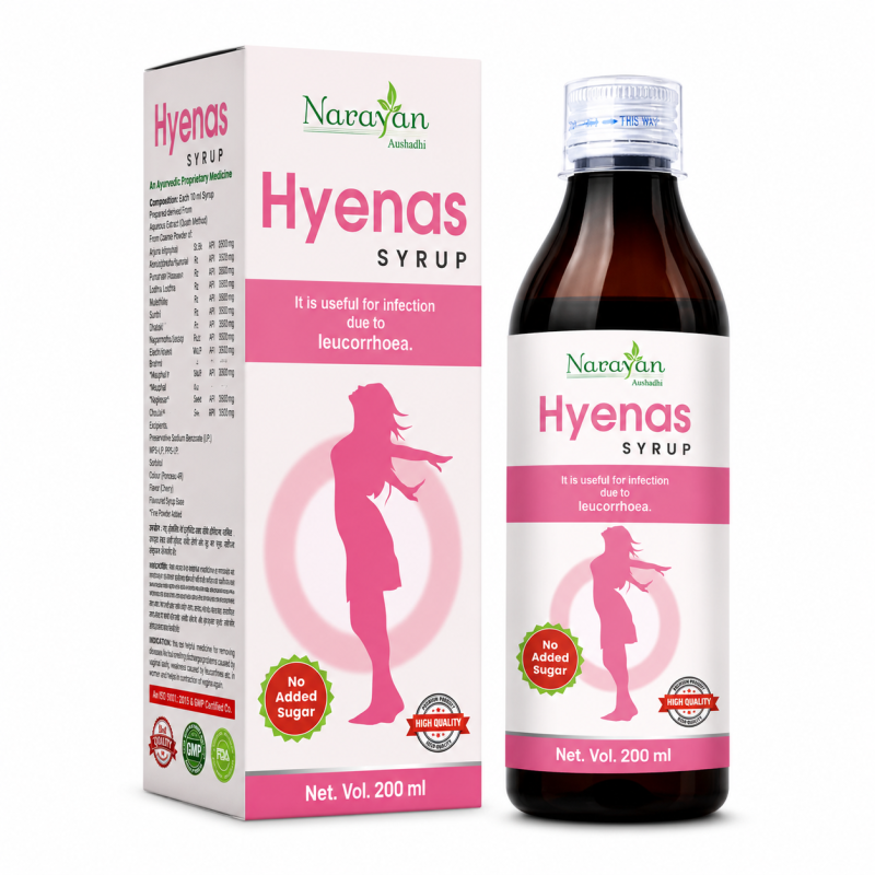 Hyenas SF Syrup – 200 ml | Supports Women S Wellness and Helps Maintain Vaginal Health.