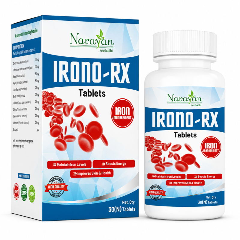 Irono Rx Tablet – 30 Tablets | Supports Iron Levels and Healthy Hemoglobin Production