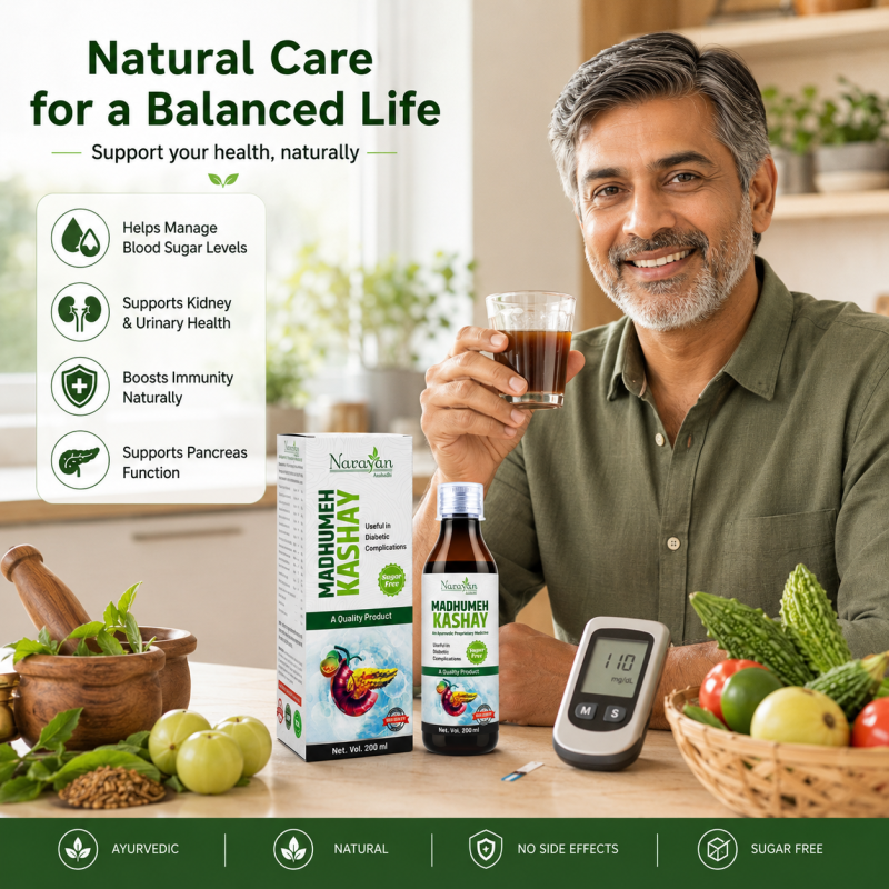 Madhumeh Kashay Sugar Free Ayurvedic Formula with Shilajit for Metabolic