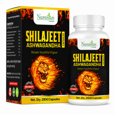 Shilajeet Ashwagandha Capsule Supports Stamina Vitality and Men S Wellness